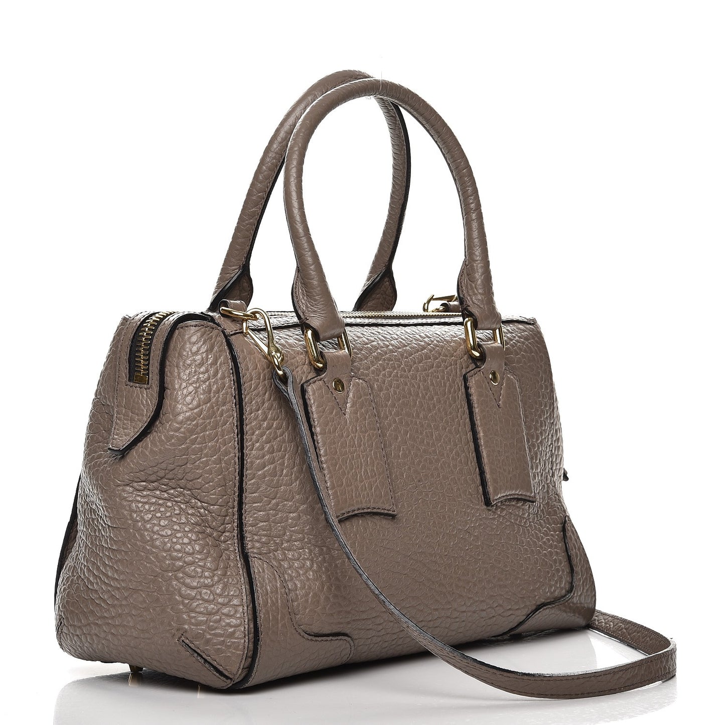 Heritage Grain Leather Small Gladstone Pale Taupe