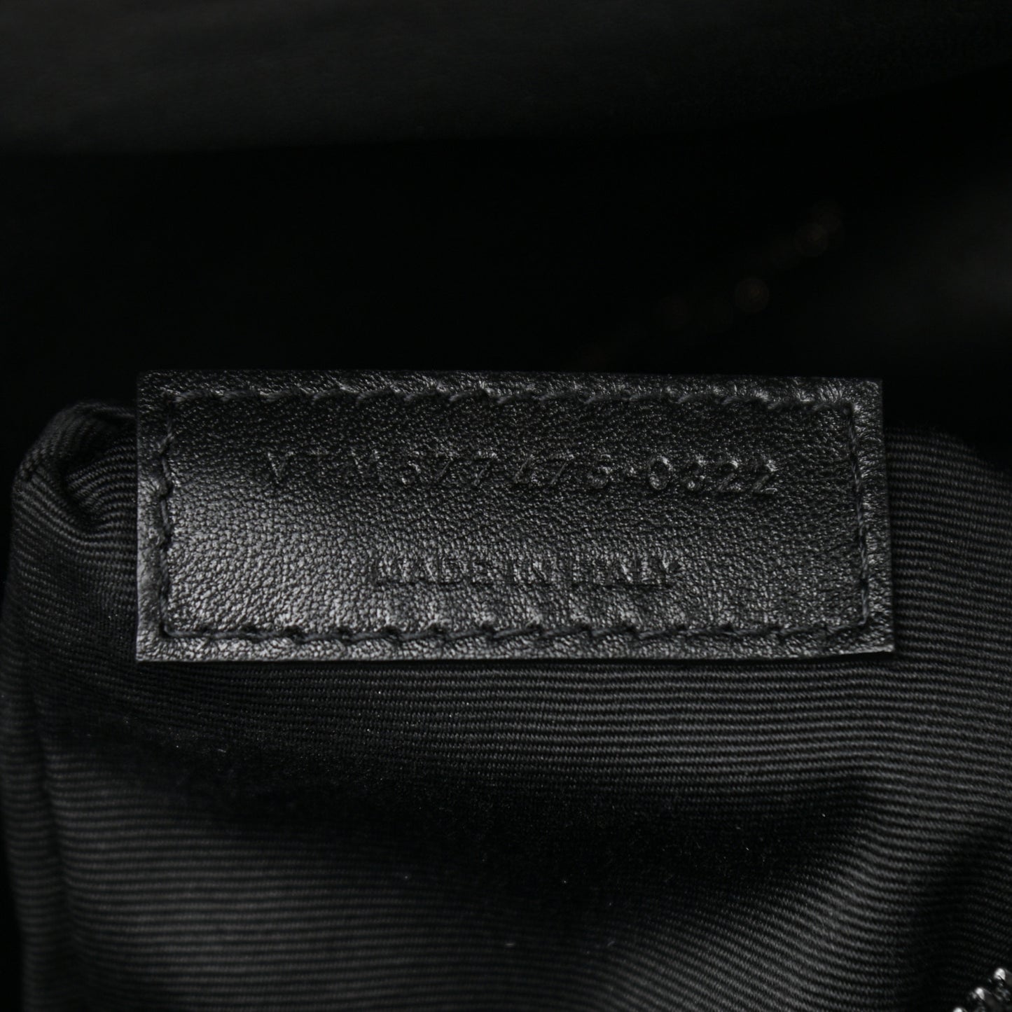 Lambskin Quilted Medium Loulou Puffer Monogram Chain Satchel Black