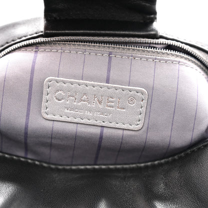 Chanel Lambskin Studded Accordion CC Flap Black 7 of 13