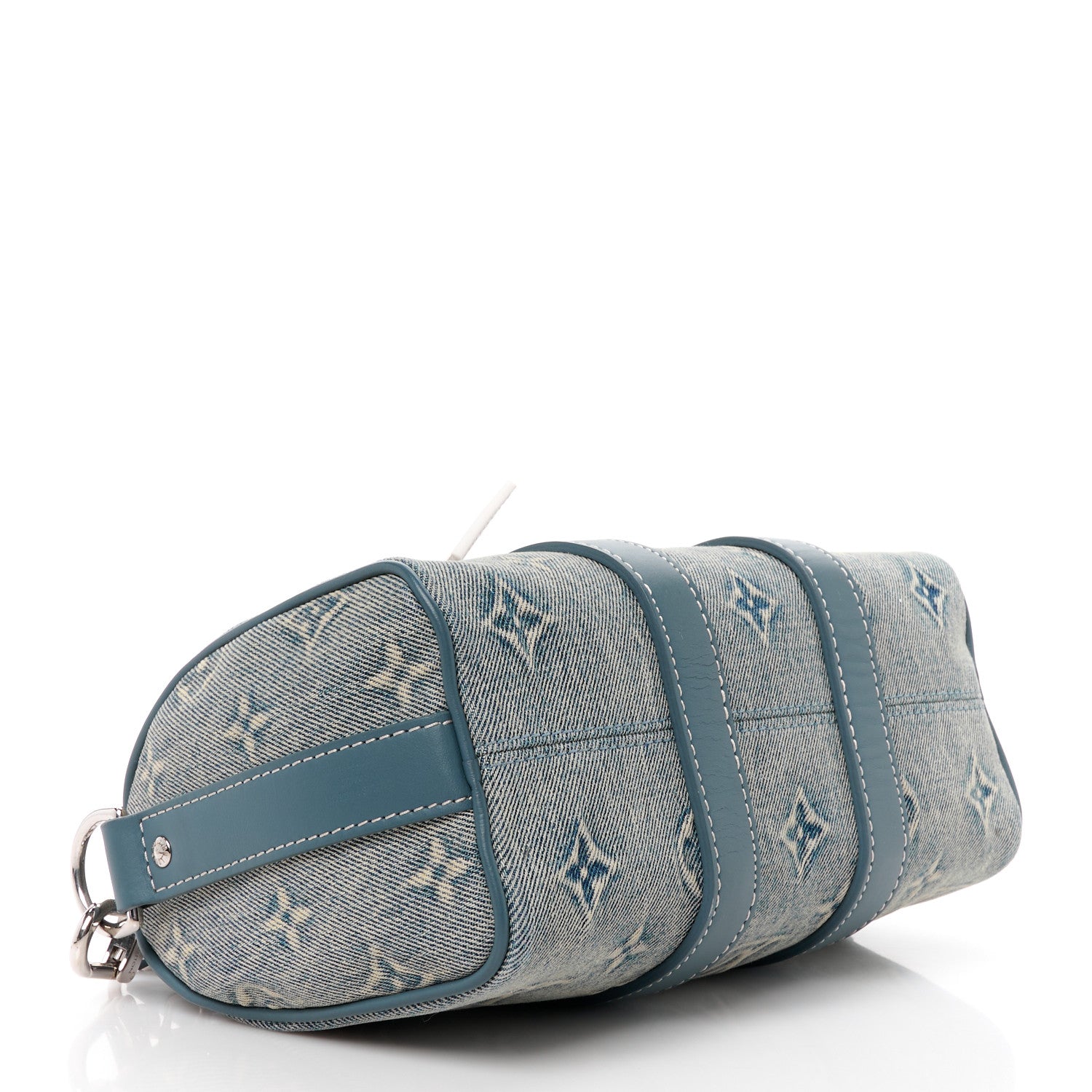 Louis Vuitton Monogram Washed Denim Keepall Bandouliere 25 4 of 11
