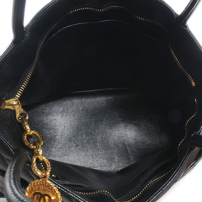 Chanel Caviar Medallion Tote Black 5 of 8