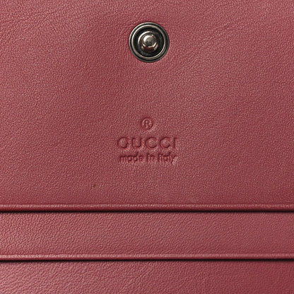 Gucci GG Supreme Monogram Blooms Card Case Beige Multicolor Dry Rose 6 of 8
