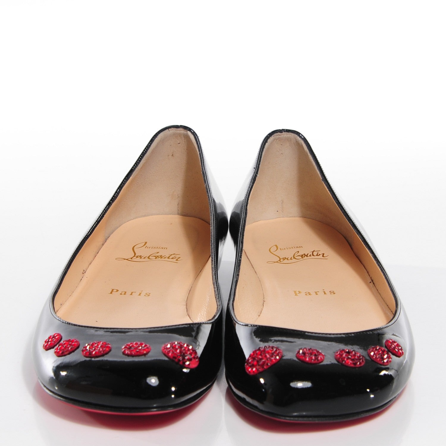 Christian Louboutin Patent Simplenodo Flats 37 Black 2 of 5