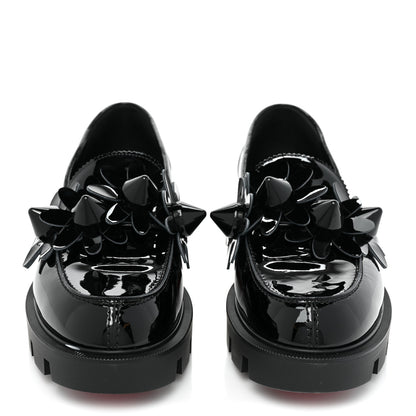 Christian Louboutin Patent Daisy Loafers 38.5 Black 2 of 9