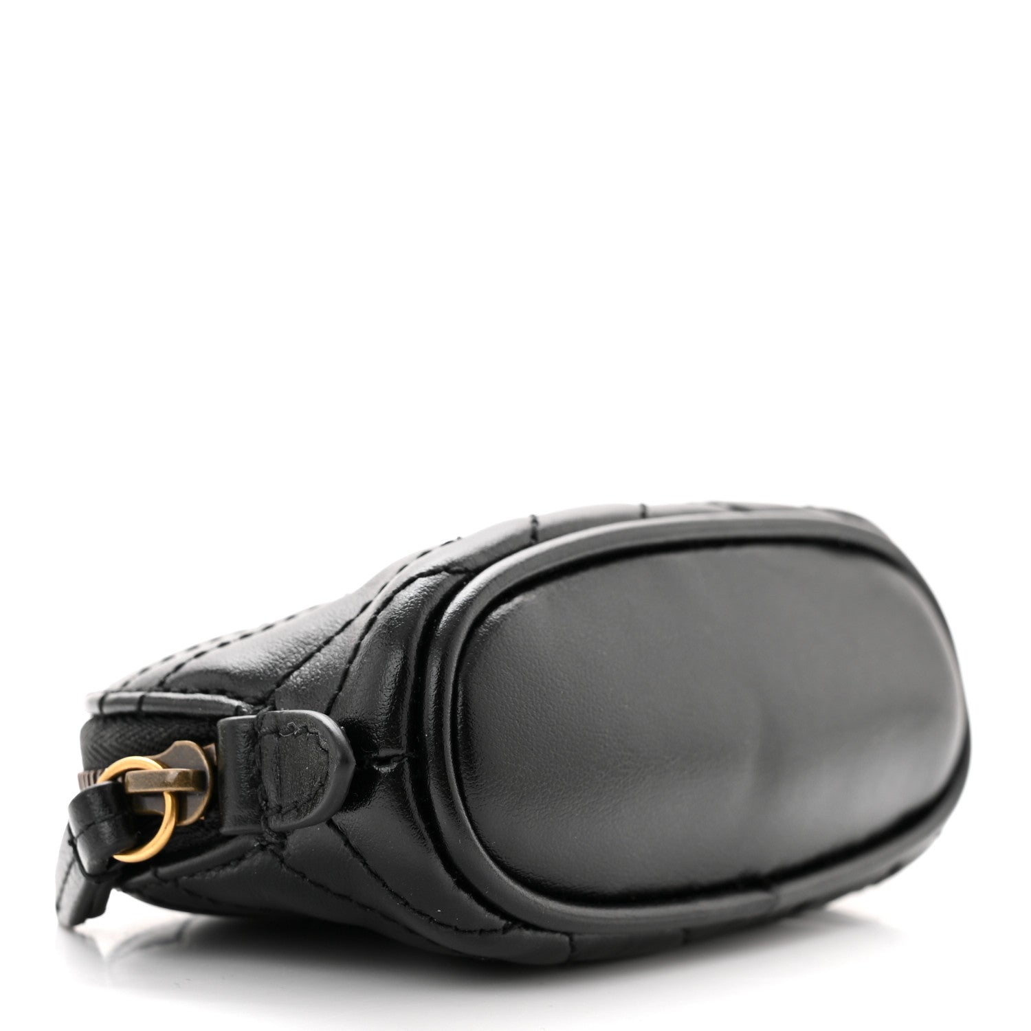 Gucci Calfskin Matelasse GG Marmont Key Pouch Black 4 of 9