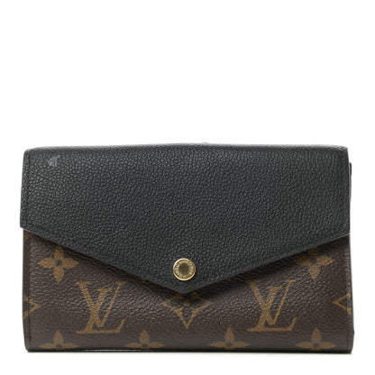 Louis Vuitton Monogram Pallas Compact Wallet Black 1 of 8
