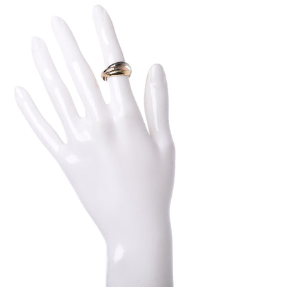 Cartier 18K Pink Yellow White Gold Classic Les Must De Trinity Ring 49 4.75 2 of 5