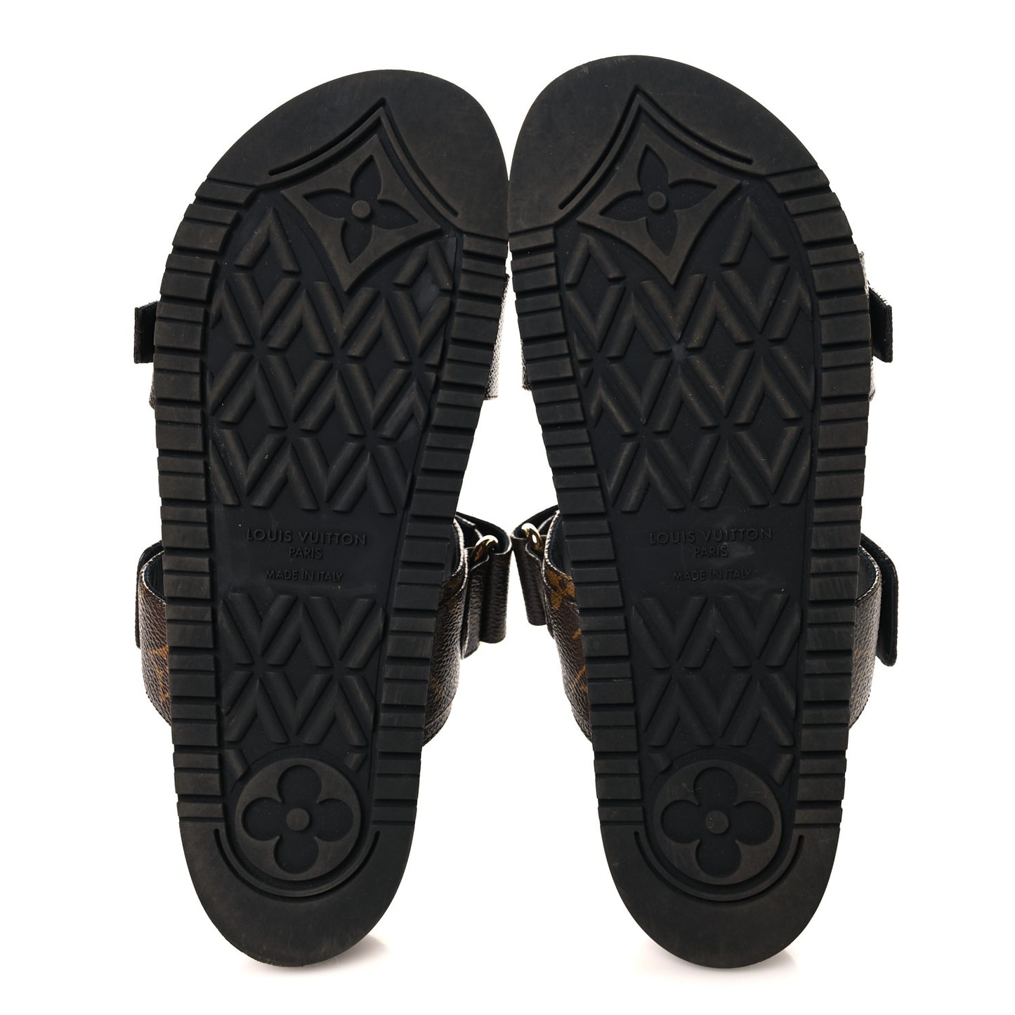 Monogram Bom Dia Mule Sandals 38.5 Black