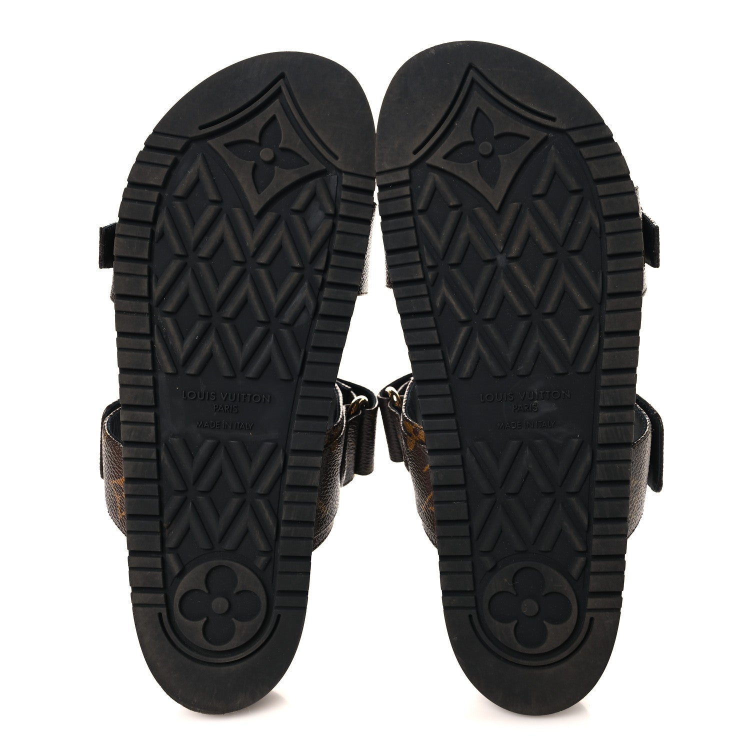 Louis Vuitton Monogram Bom Dia Mule Sandals 38.5 Black 6 of 10