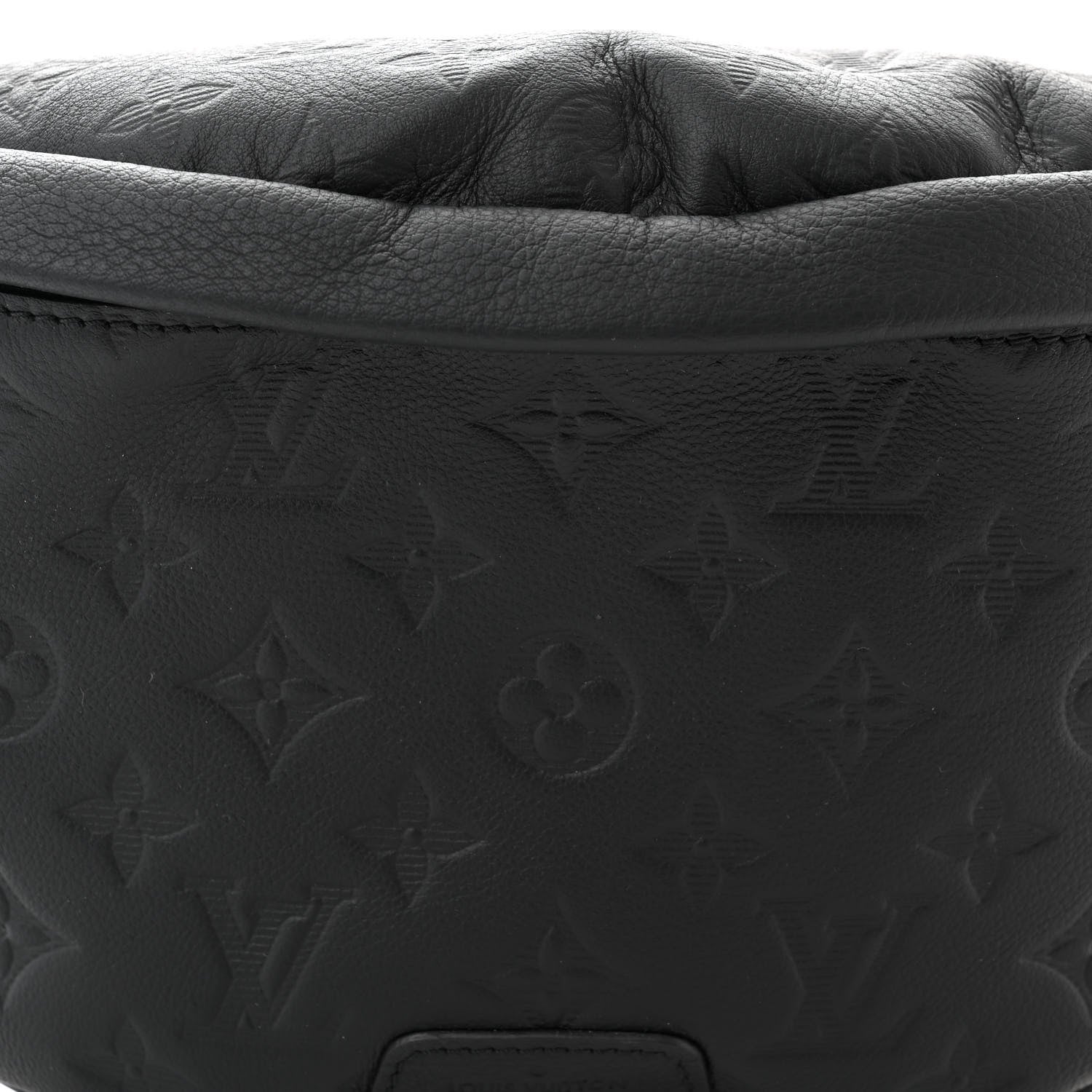 Louis Vuitton Calfskin Monogram Shadow Discovery Bumbag Black 7 of 9