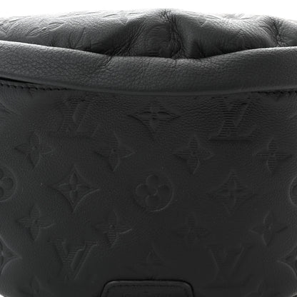 Louis Vuitton Calfskin Monogram Shadow Discovery Bumbag Black 7 of 9