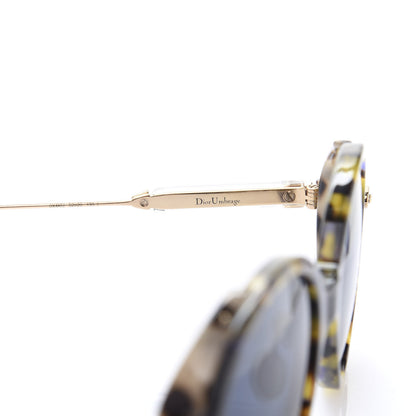 Christian Dior Acetate Umbrage Round Sunglasses Tortoise Blue 6 of 7