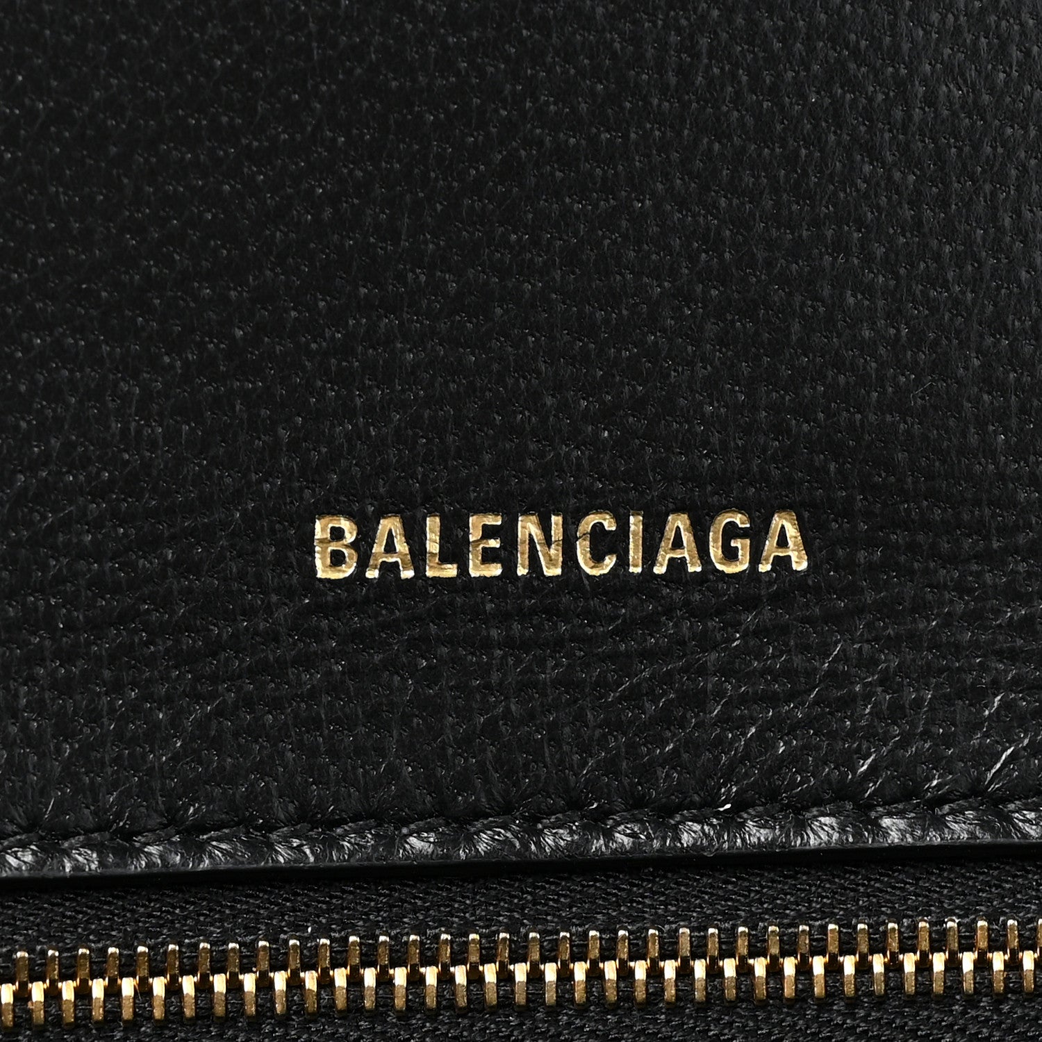 Balenciaga Shiny Box Calfskin Small Hourglass Top Handle Bag Black 6 of 15