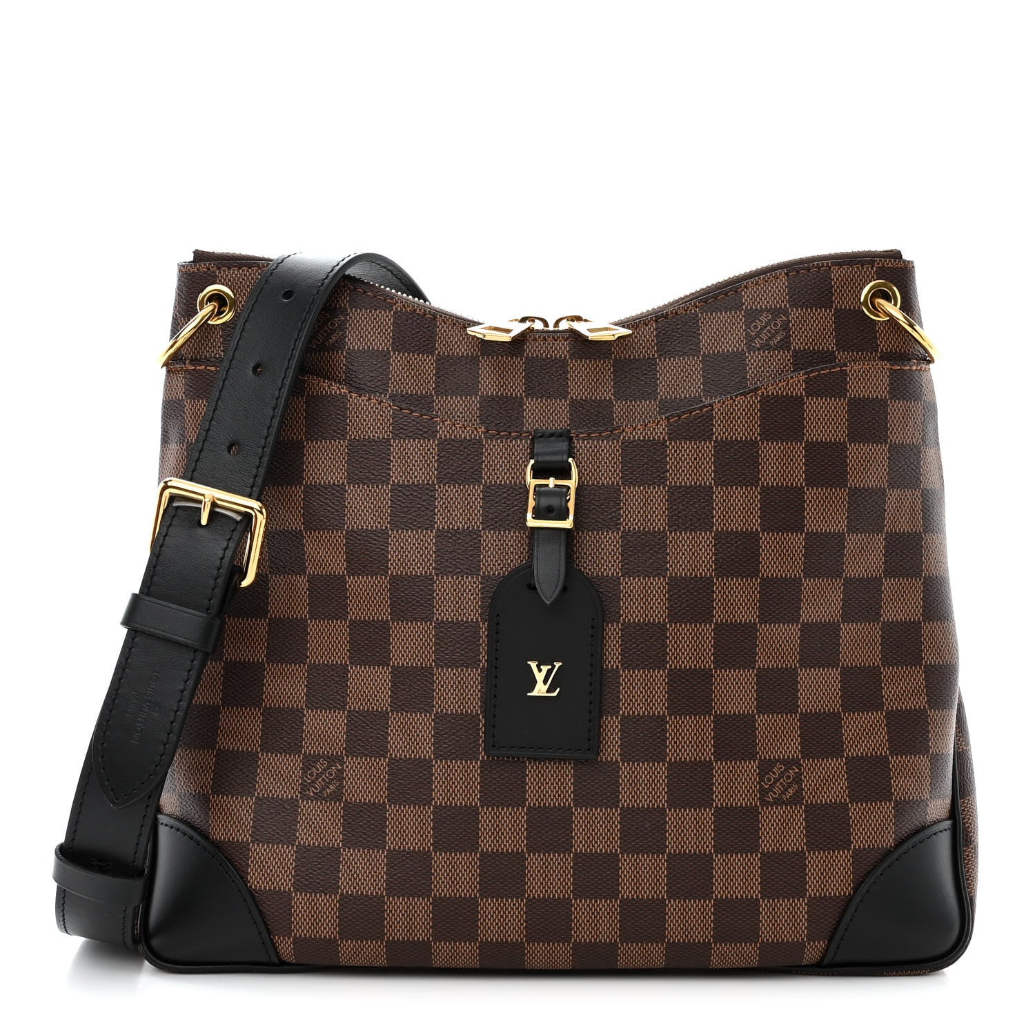Louis Vuitton Damier Ebene Odeon MM Black 1 of 9