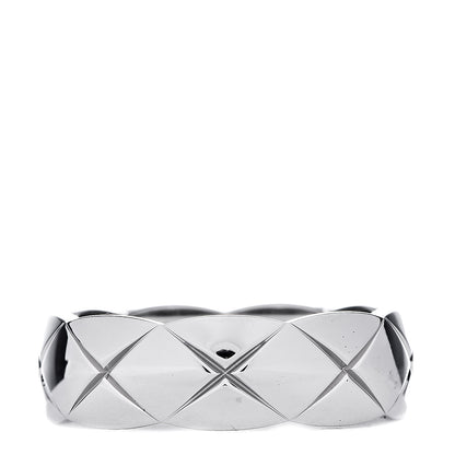 Chanel 18K White Gold Small Coco Crush Ring 58 8.5 1 of 7