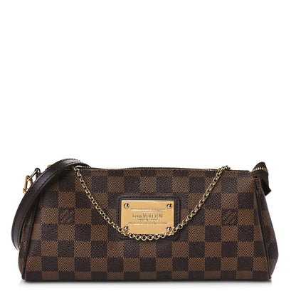 Louis Vuitton Damier Ebene Eva Clutch 1 of 10