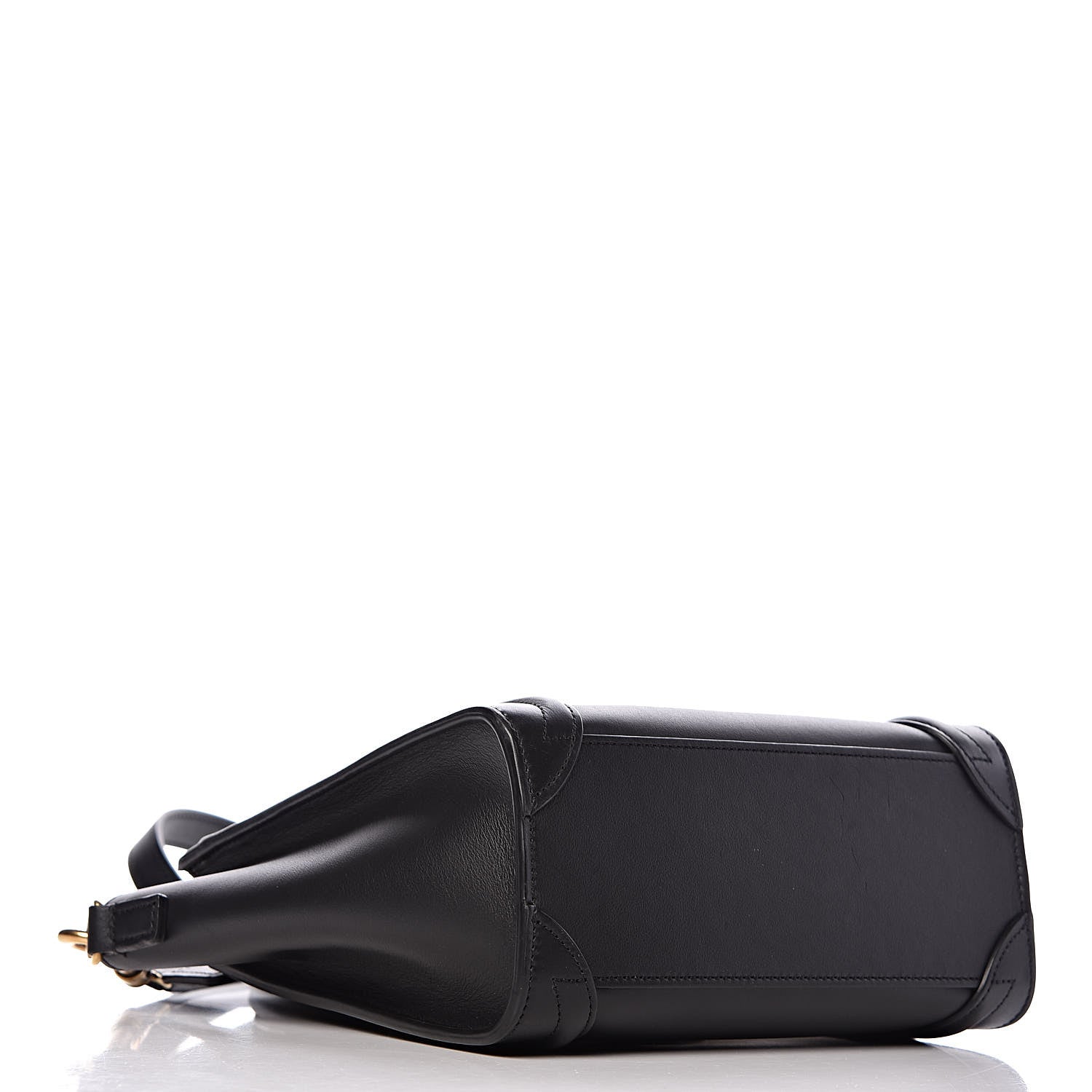 Celine Smooth Calfskin Nano Luggage Black 4 of 10