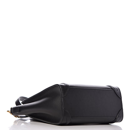 Celine Smooth Calfskin Nano Luggage Black 4 of 10