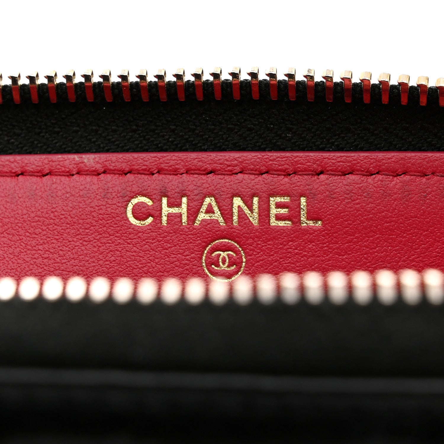 Chanel Shiny Aged Calfskin Quilted CC Wallet Black 6 of 10