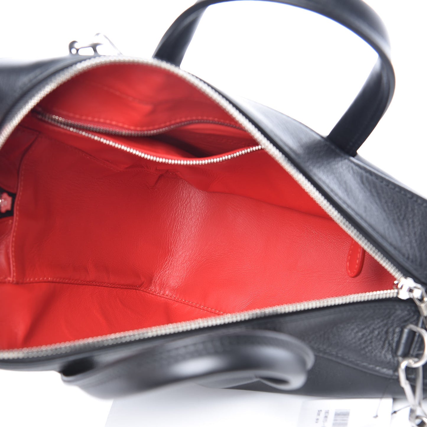 Calfskin S Triangle Duffle Black