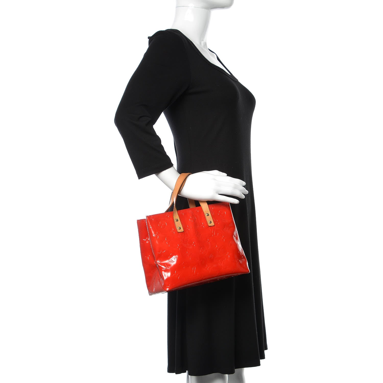 Louis Vuitton Vernis Reade PM Rouge 2 of 11