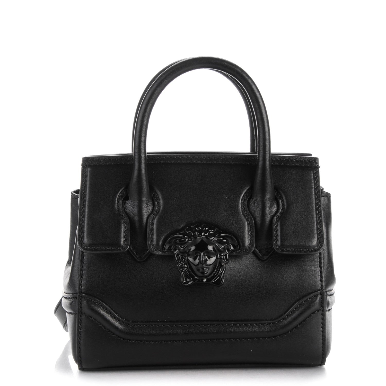 Versace Calfskin Small Palazzo Empire Bag Black 1 of 8