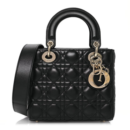 Christian Dior Lambskin Cannage Small My ABCDior Lady Dior Black 1 of 14