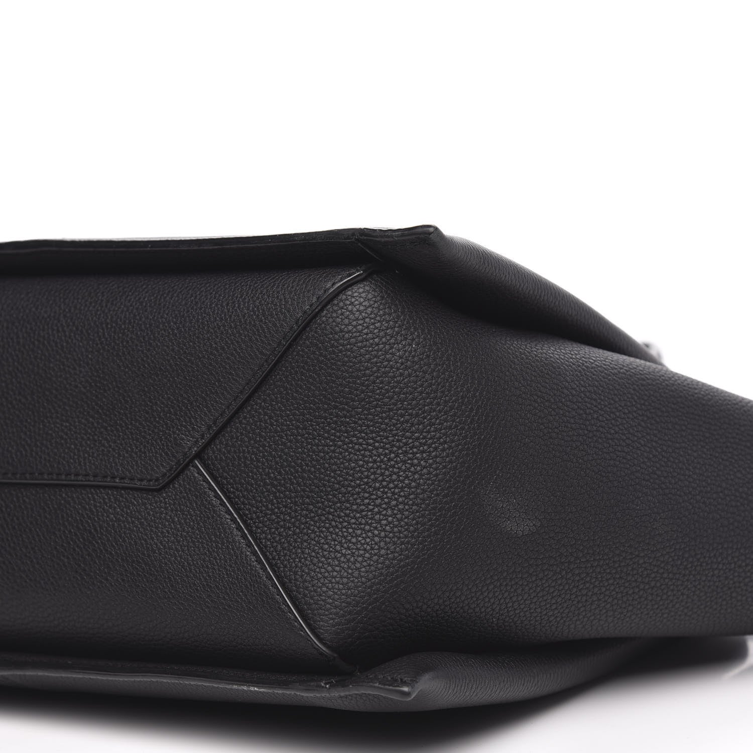 Celine Baby Grained Calfskin Small Tri-Fold Bag Black 8 of 12