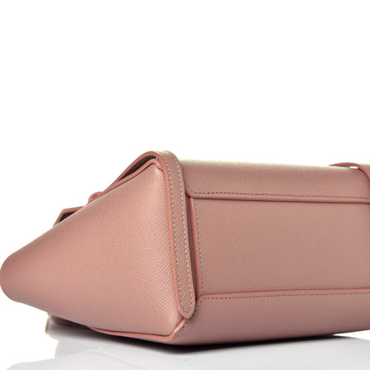Celine Grained Calfskin Nano Belt Bag Antique Rose 9 of 10