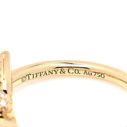 Tiffany 18K Yellow Gold Diamond Small Knot Ring 47 4 4 of 5