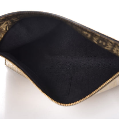Loewe Metallic Calfskin Embossed Clutch Gold 5 of 7