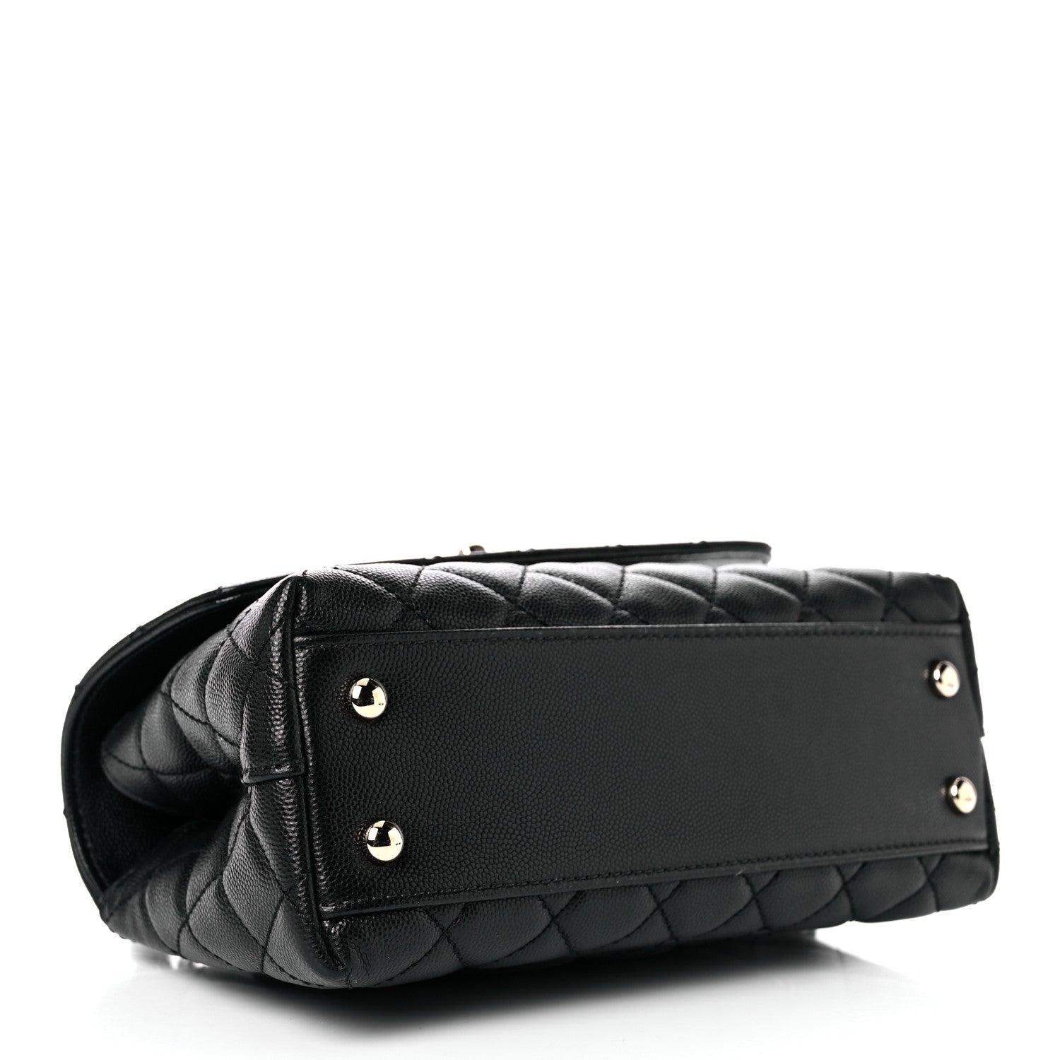 Chanel Caviar Quilted Mini Coco Handle Flap Black 4 of 9
