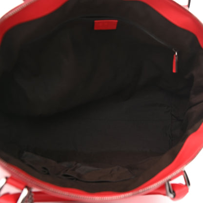 Gucci Guccissima Large GG Charm Convertible Dome Satchel Red 5 of 10
