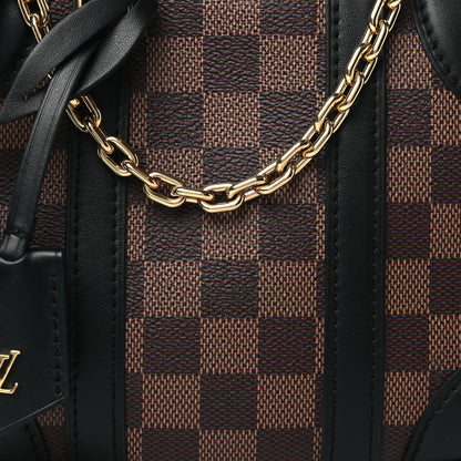 Louis Vuitton Damier Ebene Valisette Souple BB Black 7 of 9