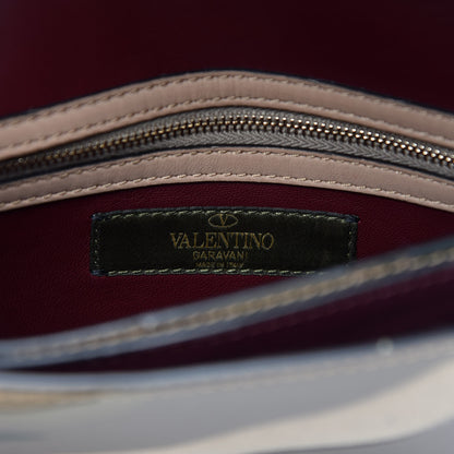 Valentino Garavani Nappa Canvas Camouflage Rockstud Wristlet Clutch Multicolor 6 of 6