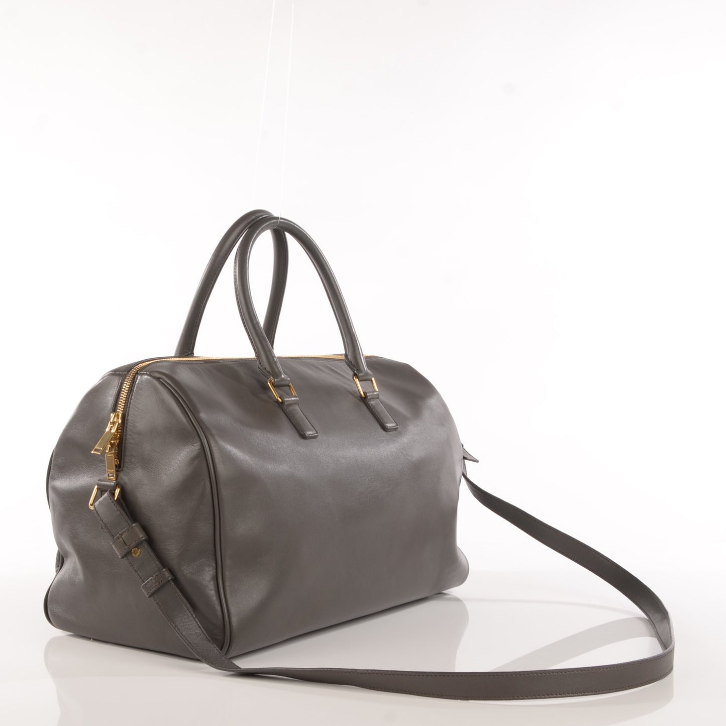 Calfskin Classic Duffle 12 Fog