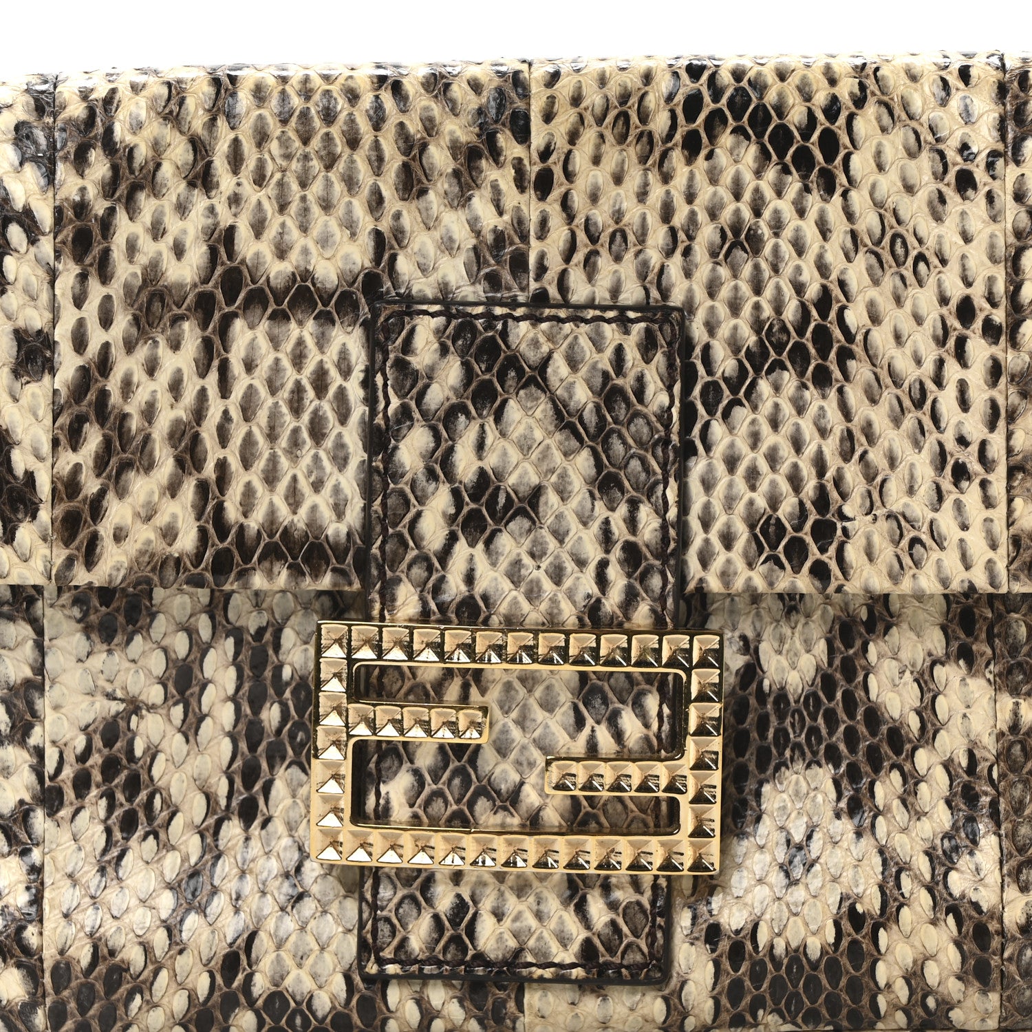 Fendi Snakeskin Baguette Natural 7 of 10