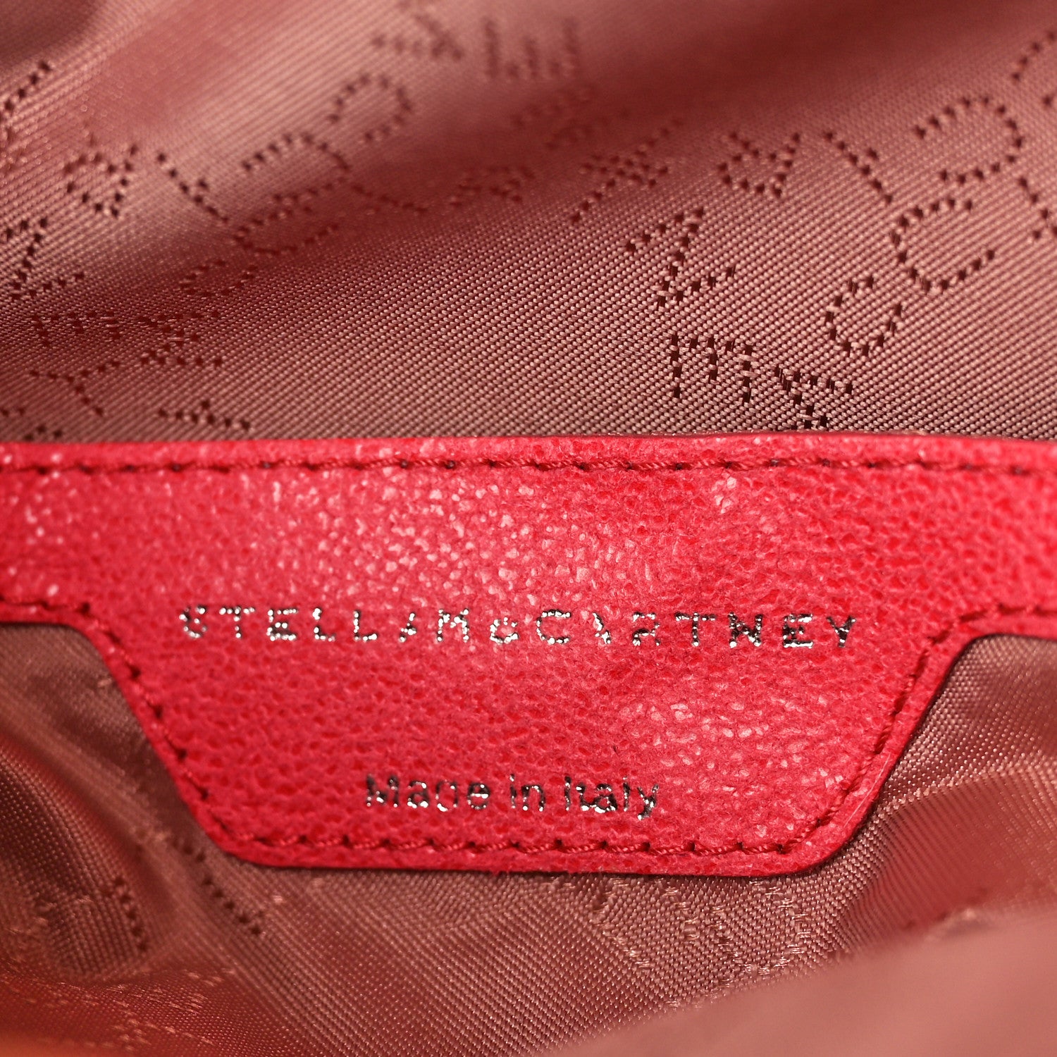 Stella McCartney Shaggy Deer Quilted Mini Falabella Backpack Pink Fluo 6 of 9