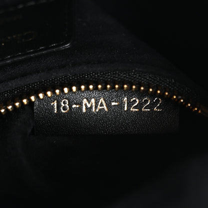 Christian Dior Lambskin Cannage Mini Lady Dior Black 7 of 11