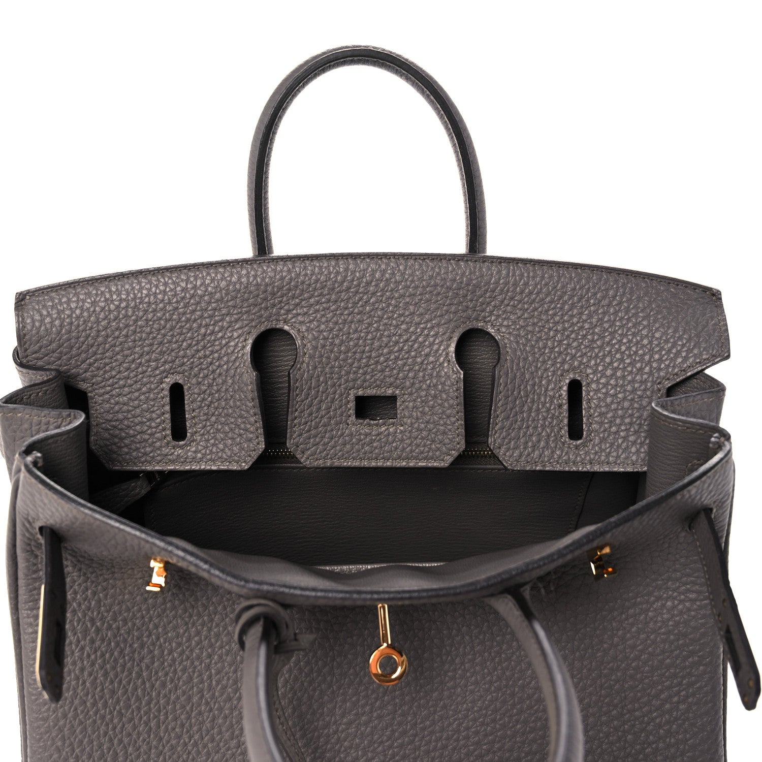 Hermes Togo Birkin 25 Etain 19 of 36