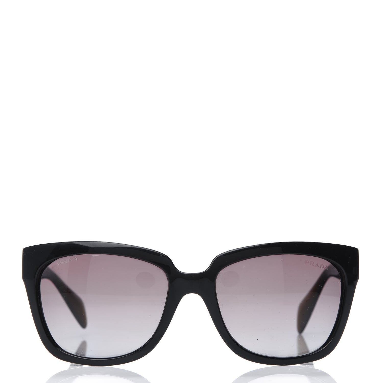 Prada Square Sunglasses SPR 07P Black 2 of 4