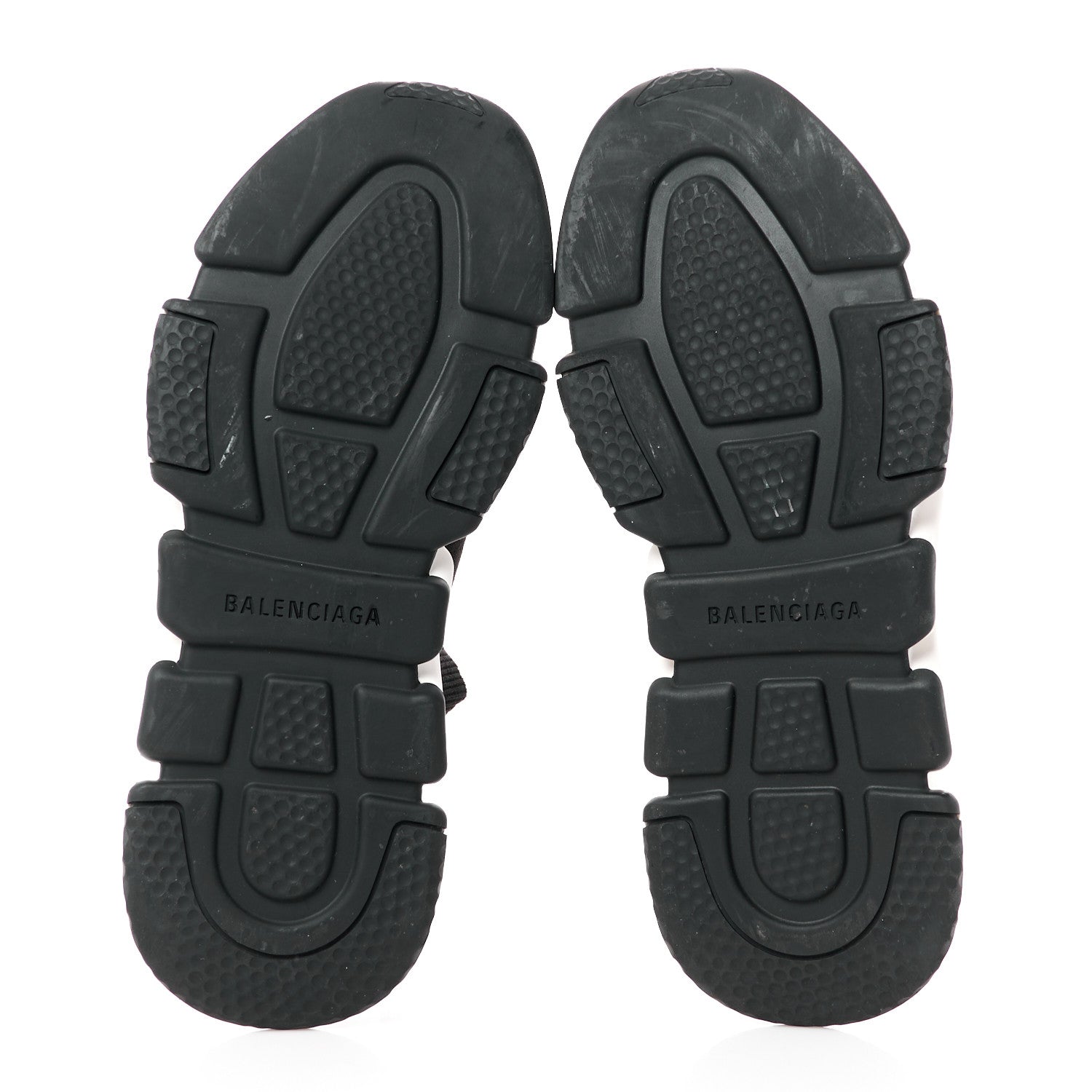 Balenciaga Neoprene Knit Allover Logo Bi-Color Sole Womens Speed Sneakers 40 Black White 5 of 8