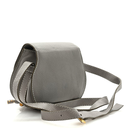 Chloe Calfskin Mini Marcie Round Crossbody Bag Cashmere Grey 3 of 9