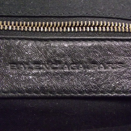 Balenciaga Agneau Flat Handle Clutch Black 6 of 8