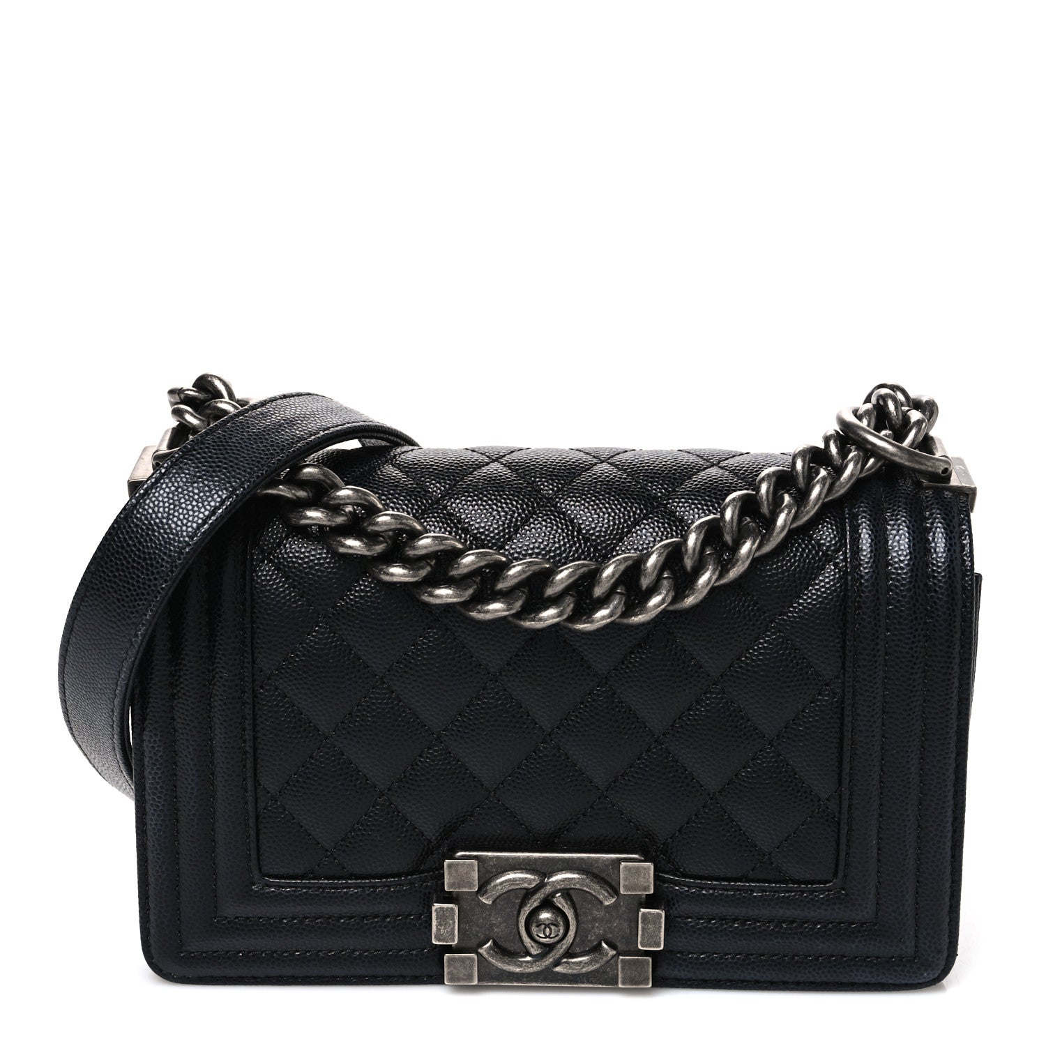 Chanel Caviar Quilted Small Boy Flap Black 1 of 10