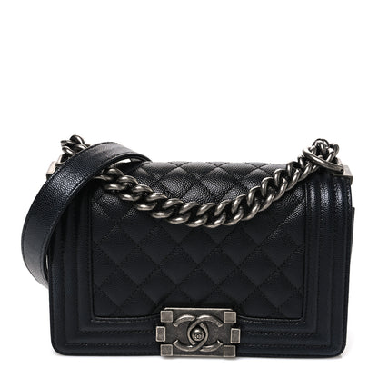 Chanel Caviar Quilted Small Boy Flap Black 1 of 10