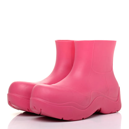 Bottega Veneta Rubber Puddle Ankle Boots 38 Lollipop 3 of 11