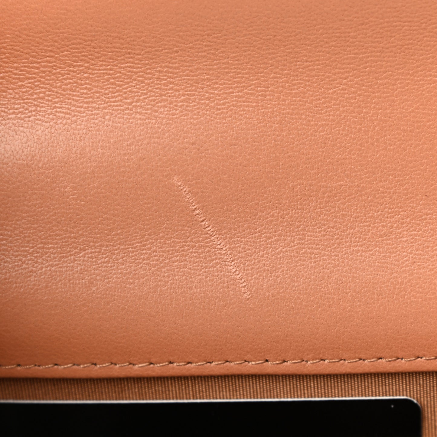 Lambskin Quilted Chanel 19 Wallet On Chain WOC Brown