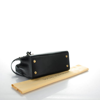 Louis Vuitton Calfskin City Steamer MM Black 4 of 8