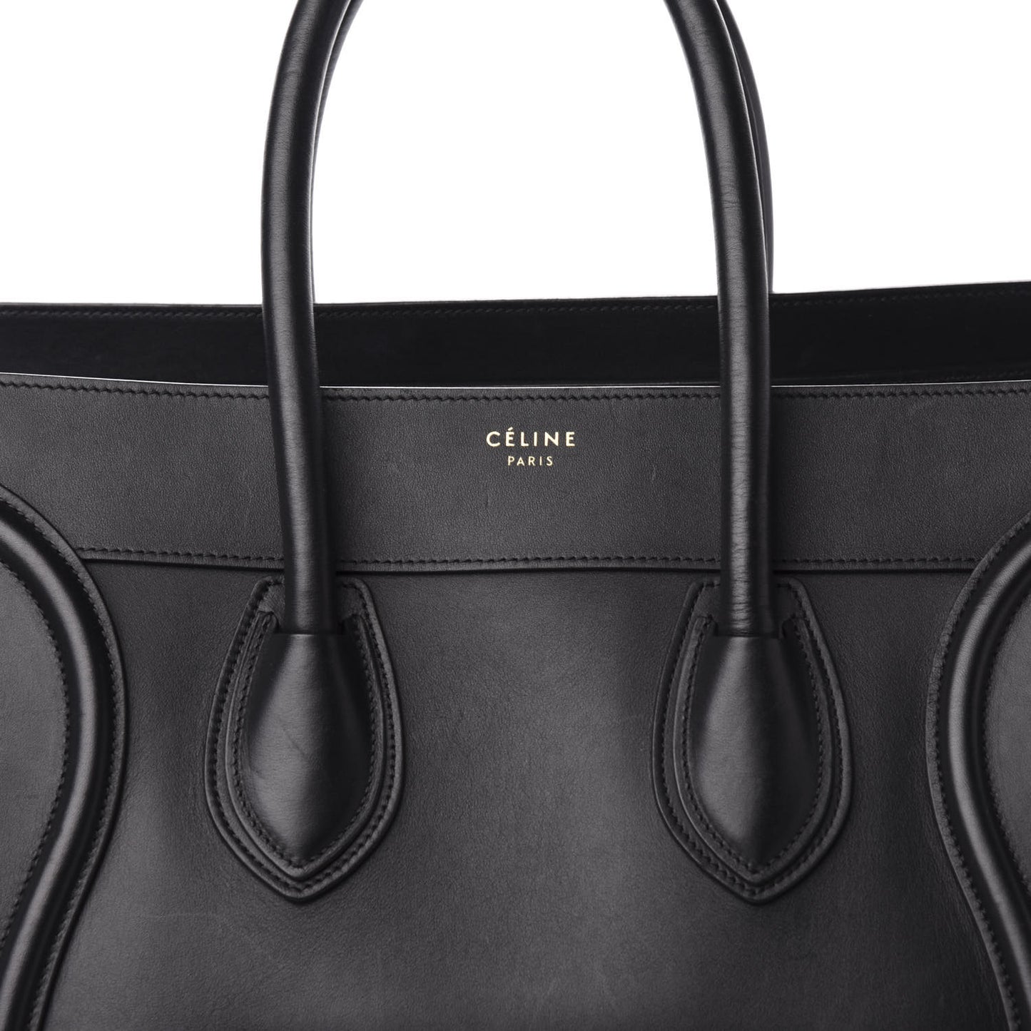 Smooth Calfskin Mini Luggage Black